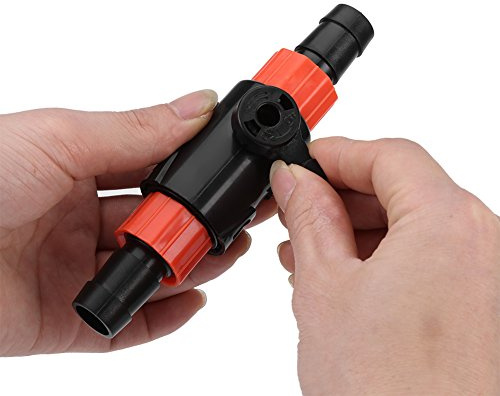Pssopp Aquarium Absperrhahn Aquarium Schlauch Absperrhahn Aquarium Wasserdurchflussregel Ventil Aquarium Schlauch Schnellverschluss Aquarium Filteranschluss(12/16mm)