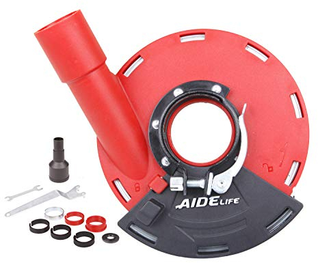 Aidelife Absaughaube mit Bürsten für Winkelschleifer 115/125mm