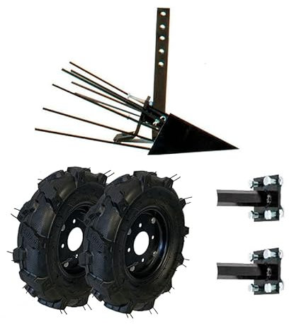 SAKAWA Kit Arrancapatatas Motoazada Motocultor Ruedas 400 x 8