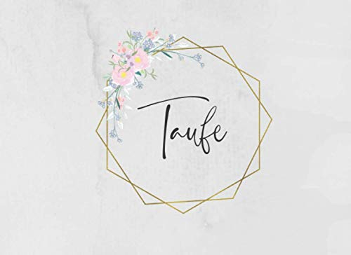 Gästebuch Taufe: Eintragalbum und Erinnerungsbuch | Taufalbum | Niedliche Geschenkidee