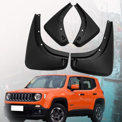 Paraspruzzi Per JEEP Renegade 2015-2021, Paraspruzzi Auto Anteriore Posteriore Mud Flap Splash Guard Accessori