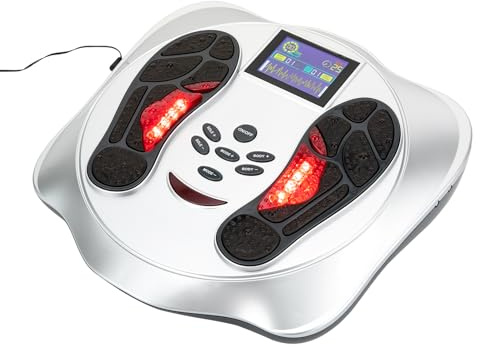 Elektrisch Fußmassagegerät, Shiatsu Tiefknet Massagegerät mit Fernbedienung, 25 Simulationstechniken Fussmassagegerät für Durchblutung Plantar Fasciitis Schmerzlinderung