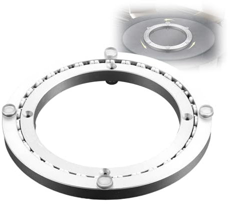 Kugellager Drehtisch, Glatte Schwenkplatte, Drehteller Aus Aluminiumlegierung, Glatte Runde Drehplatte für Esstisch, Tischplatte Dreh Drehteller Kugellager, für Runde Drehtische ( Size : 35CM(13.7INCH