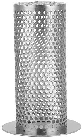 Rostfritt Stål Handfat Handfat Sil Golvavloppsfilter Skydd Kök Badrumstillbehör för Hemförbättring (Innerdiameter 4,2 cm, höjd 10 cm, ytterdiameter)