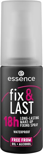Essence Cosmetics Fix e Last 18H Long-Lasting Make-Up Fixing Spray, Opacizzante, Correttore, Risultato Immediato, Opaca, 50 ml
