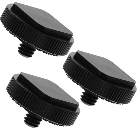 jojofuny 3piezas Soporte De Cámara De Tornillo De Montura De Zapata Fría Adaptador De Trípode Equipo para Cámara DSLR Adaptador De Zapata De Flash para Soporte De Flash Unidades