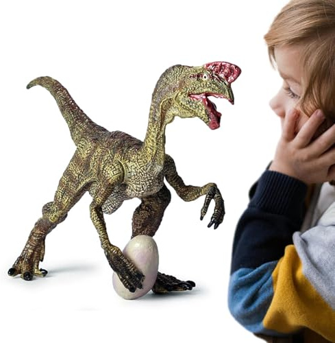 Oviraptor-Spielzeugmodell – 12 X 3,5 X 7,5 Cm Große Dinosaurierfigur, Fördert Das Umweltbewusstsein. Realistische Oviraptor-Figur | Lernfähiges Dino-Sammelspielzeug Für Und Mädchen, Die Lernen,