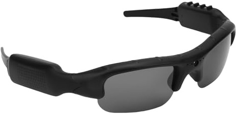Sxhlseller Lunettes de Caméra Lunettes Vidéo HD 1080P, Intelligentes, de Soleil pour Enregistrement Vidéo, de Sport en Plein Air, Caméra Grand Angle 140 °,