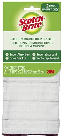 Scotch Brite Kitchen Microfiber Cloth - 2 ea
