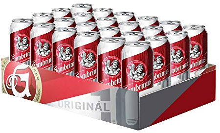 Gambrinus Original 10° Dosenbier Palette (24 x 0.5 l) EU Pfandfrei