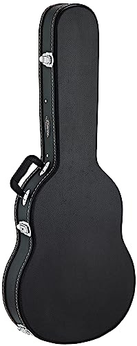 Ortega Guitars Hardcase Economy pour Guitare - Thinline - Etui pour Guitare Classique - Hauteur 107 cm - Vinyle, Noir (OCCSTD-T)