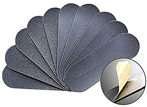 100 Stück Fußfeilen-Nachfüllpackungen, Sandpapier-Ersatz-Pedikürefeile, Ersatz-Pads, schwarze Packung für doppelseitige Fußraspelfeile