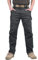 MAGCOMSEN Herren Draussen Dauerhaft Multi Taschen Entspannt-Fit Taktisch Cargohosen Arbeitshose, Grau, 34