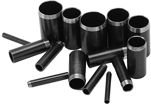 Wifehelper Loch-Hohlstanzer, 15-teiliges Leder-Stanzwerkzeug für DIY-Lederhandwerk, Leder-Lochstanzer, Schneidwerkzeug, Scharfe Kanten, Hohe Dichte, 1 Bis 15 Mm, Lederstanze, Drehbar