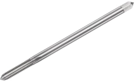 QUARKZMAN Metrisches Gewindebohrer M6 x 1 H2 120mm Extra langer gerader Flöten-Gewindeschneidemaschine Gewindebohrer Gewindeschneidwerkzeug zur Reparatur