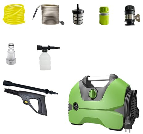 Lavatrice per auto portatile ad altissima pressione, comoda lavatrice per uso domestico, pompa dell'acqua per pulizia 220 V ad alta potenza,B-10m
