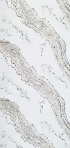 Duschrückwand Wandpaneele 122x244cm in Marmor- und Granitoptik (Picasso), Badrückwand Duschverkleidung Wandverkleidung aus 3mm PVC, für Innen- und Außenbereich