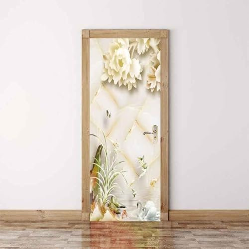 3D Türtapete Selbstklebend 90 X 200 Cm Diy Wandbild Pvc Wasserdicht Pvc Türtattoos Türposter Türaufkleber Fototapete Türfolie Für Tür,Wohnzimmer,Schlafzimmer - Türkunst -220936-66370