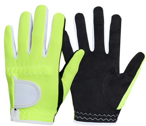 TERNCOEW Kinder-Golfhandschuhe, atmungsaktiv, Golfhandschuhe, links und rechts, Golfer-Zubehör, ideal für Training