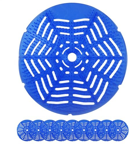Hjatirace Lot de 10 tampons d'urinoir pour chambre d'homme - Tapis anti-odeurs pour urinoir - Nettoyant pour urinoir - Longue durée - Réduit les taches - Réduit les gâteaux d'urinoir