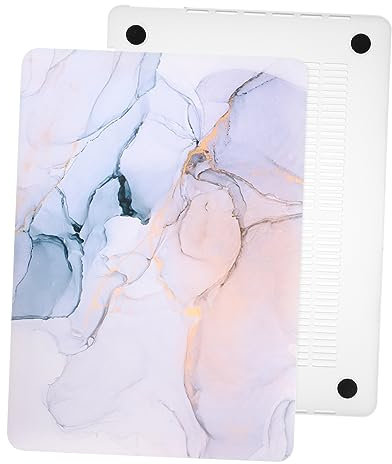 HOMSFOU Marble Protective Cover for Laptop Scratch and Wear-resistant Skin Sticker Sturdy Shell Aesthetically Pleasing Design Easy to Apply Enhances Laptop Life Span