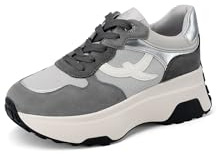 QUEEN HELENA Sneakers Platform Scarpe da Ginnastica Casual Donna X30-21