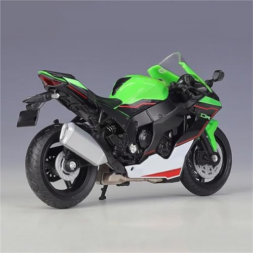 HFMXZHI Modèle réduit de Moto 1:18 pour Kawasaki pour Ninja Zx10-r Zx10r 2021 Maquette De Moto Cadeau Collection Miniature Série Mini
