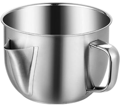 Separatore Per Zuppa Di Grasso - Filtro Olio In Metallo Argentato, Barattolo Separatore Di Grasso Per Uso Domestico, Design Con Beccuccio Antigoccia, Contenitore Per Graso Riutilizzabile, Recipiente