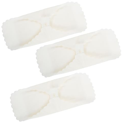 DEEPCRAFF Compresas Menstruales Reutilizables de Algodón Pack de 3 Unidades Lavables para Puerperio Capa para Uso Femenino Cómodo y Transpirable