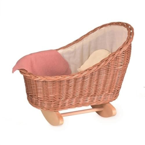 Egmont Toys Puppenwiege mit Strickdecke für Puppen