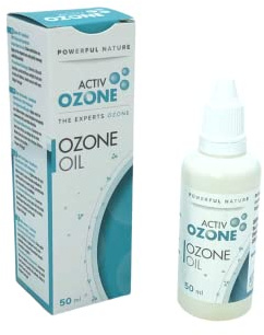 ACTIVOZONE Ozone Oil 800IP 50ml. – Peut Entrer dans la préparation des Plats et des Soins corporels, Huile Naturelle pour compléter Cuisine et Soins corporels, contenance 50 ML et Convient