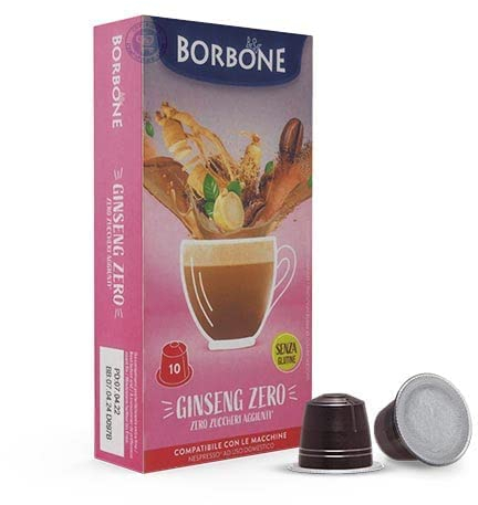 60 Capsule Caffe Borbone Compatibili con Nespresso Ginseng Zero Senza Zuccheri Aggiunti - L' Emporio del Caffè