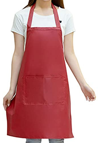 BATTTX Arbeiten Schürze, Tischlerschürze Schweißerschürze Wasserfest Canvas Werkzeugschürze Herren Damen,Perfekt For Garten Keramik Werkstatt Garage