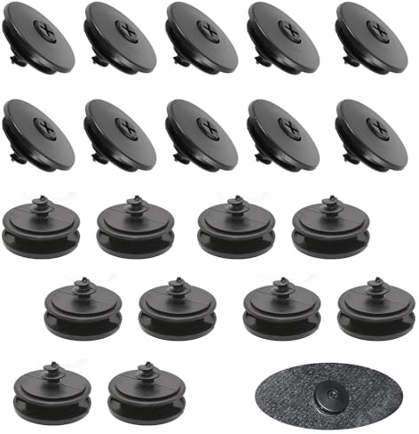 Taicols 20 Stück Auto Fußmatten Clip, Automatten Halter, Universal Auto Fussmatten Fixclips, Befestigungsclips für Autoteppiche, Druckknopf Teppich Bodenmatten Halterung, für Auto, LKW, SUV, Wohnmobil