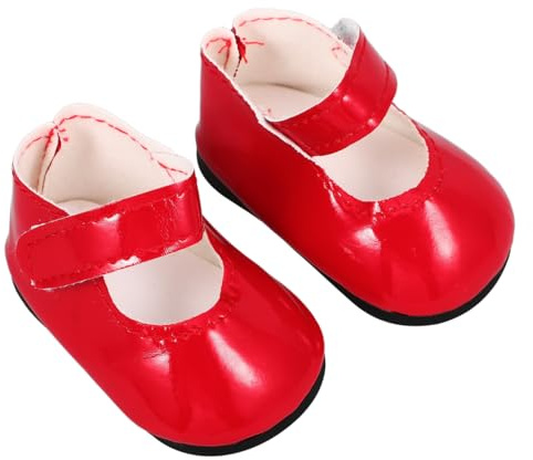 UPKOCH Chaussures Miniatures pour Poupée 2.75 Pouces en PU Accessoires De Costume Jeu Imaginatif Cadeau Anniversaire Enfants Habillage Poupée Remplacement