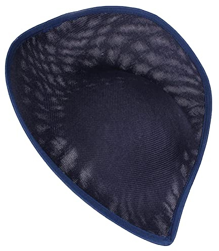 WERQA Sinamay-Hutsockel in Tropfenform, Sinamay-Untertasse, umgedrehte Krempe, Hutbasis, Fascinator, Untertasse, Millinerie-Basis, Sinamay-Basis
