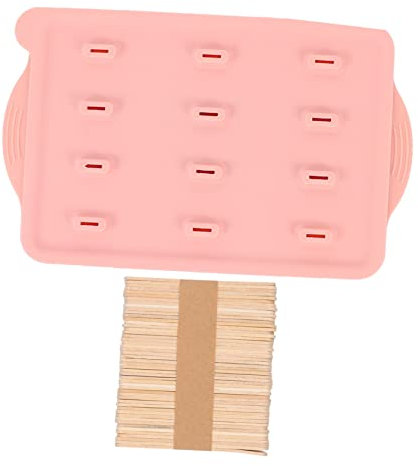VINTORKY 12cuadrículas Moldes De Helado Para Palos Reutilizables Para Hacer Postres Verano Herramienta De Adultos