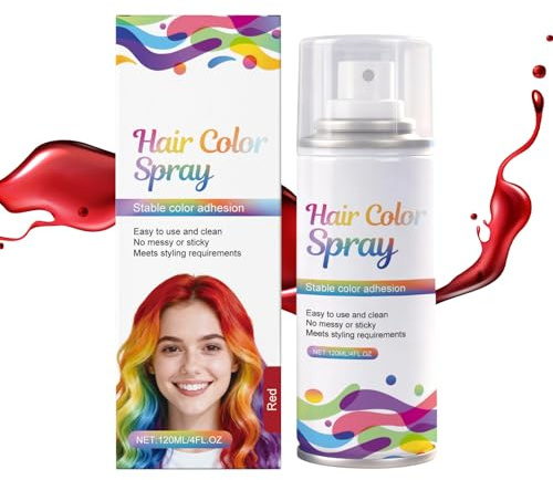 Haarfarbenspray Waschbare Schönheitsartikel Rosa
