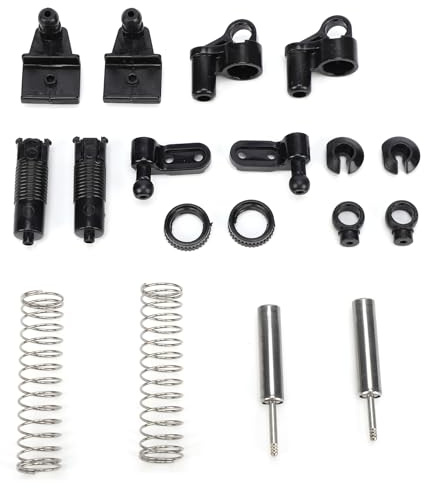 Taruor Off-road RC-stötdämpare för Bilar, Stabil Kompositstruktur, Utmärkt Stötdämpning, Enkelt Byte, Kompatibel med Flera Modeller, Metall och Plastmaterial