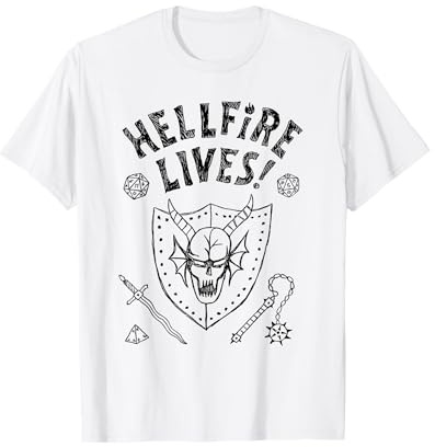 Stranger Things Hellfire Lives! T-Shirt