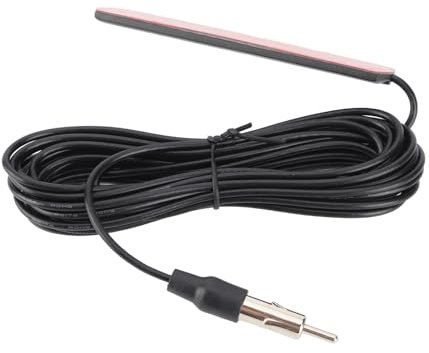 Kuuleyn Car Radio Antenna, ANT-309, Feel Free To Paste, Universal Car FM Radio Antenna Patch Aerial Windscreen Mount 5M Cable
