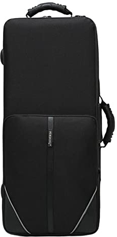Colcolo Saxophon-Koffer mit Schultergurten Großer Stauraum Tragetasche Zubehör Handtasche Altsaxophon-Koffer für Altsaxophon-Showreisen, Rechteck