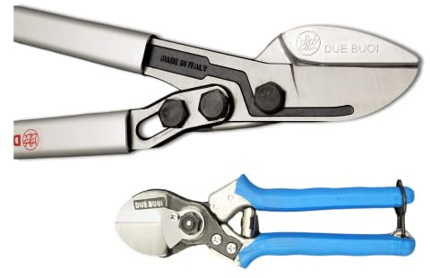 KIT GIARDINAGGIO FORBICE DOPPIO TAGLIO MANICO ALLUMINIO 135/20 - TRONCARAMI 170/80
