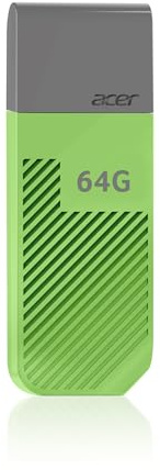 Acer UP300 Clé USB 3.2 Gen 1 - Vitesse de Lecture jusqu'à 120 Mo/s - 64 Go Vert