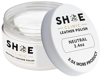 Shoe Clinic Leather Polish (Neutral) | Colour Restorer & Conditioner | Available in 7 Colours | 100 ml