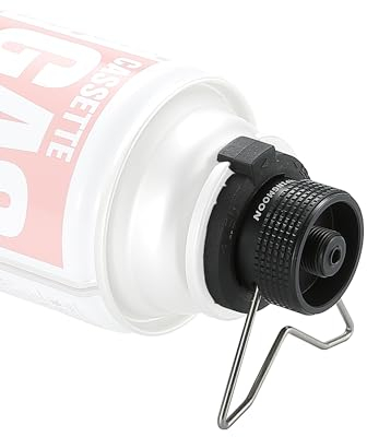 Campingmoon Butan-Adapter für Düsen-Typ Butan Camping Kanister schwarz BKZ10