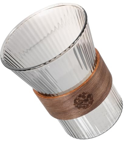 Vaso de Vidrio para Cepillos de Dientes de 350ml, Elegante, Uso Doméstico