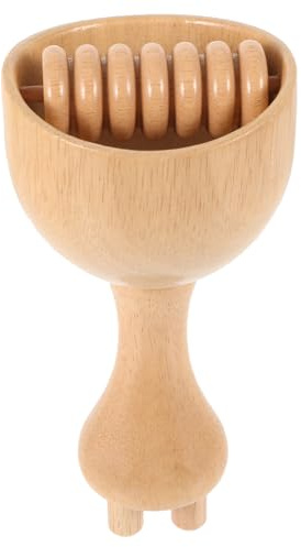 HAPINARY Tazza Massaggiante in Legno per Massaggio Corpo, Resistente alla Deformazione, Rilassa la Fatica Muscolare, per Uso Domestico