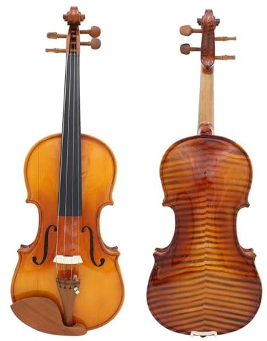 Violin Set 4/4 Volle Größe Violine Massivholz Fichte Panel Akustische Violine Geige Mit Fall Bogen Anfänger Musikinstrument Geschenk(1/4)