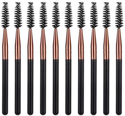Wimpernbürste, 10 Stück Wimpernseparator, Augenbrauenpinsel, Tragbare Augenbrauenbürste Mascara Bürstenstäbe tragbare Make-up-Tools Make up Wimpernspulen Set für Wimpernverlänge